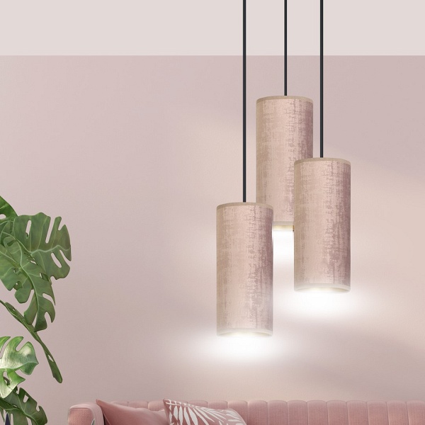 Lampa wisząca BENTE 3 BL PREMIUM ROSE