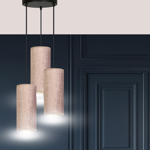 Lampa wisząca BENTE 3 BL PREMIUM ROSE