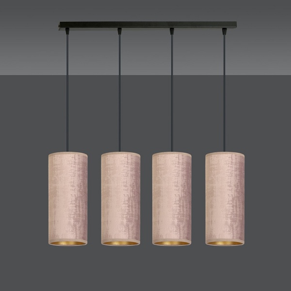 Lampa wisząca BENTE 4 BL ROSE