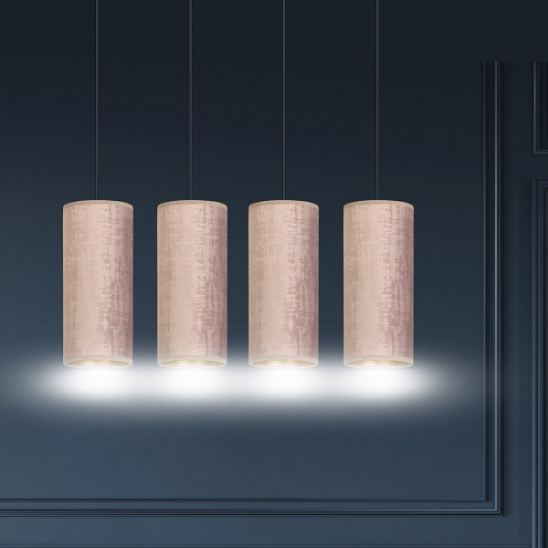 Lampa wisząca BENTE 4 BL ROSE