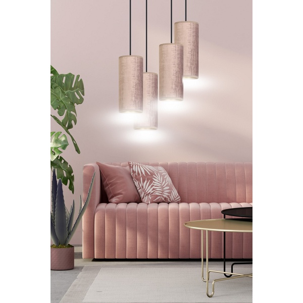 Lampa wisząca BENTE 4 BL PREMIUM ROSE