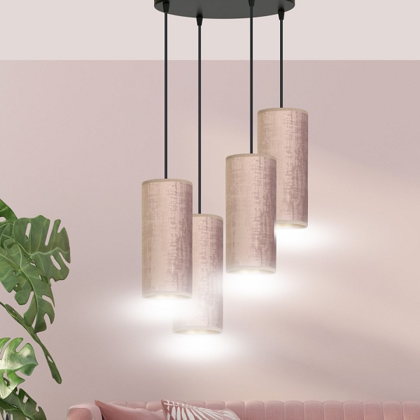 Lampa wisząca BENTE 4 BL PREMIUM ROSE