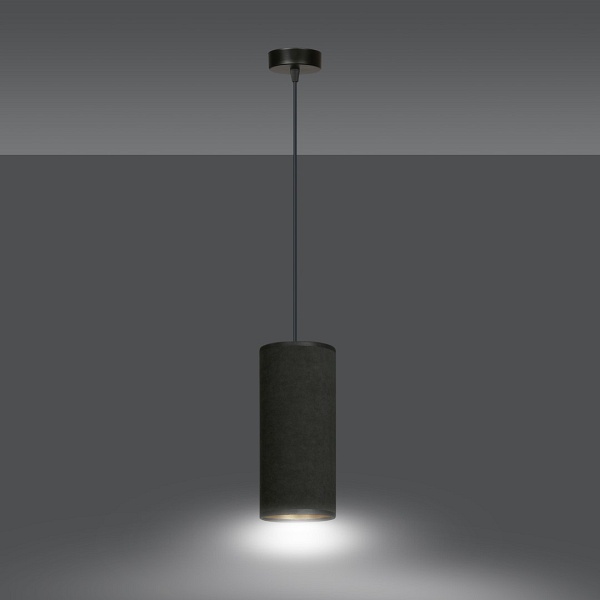 Lampa wisząca BENTE 1 BL BLACK