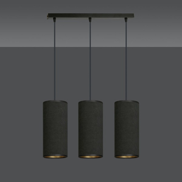 Lampa wisząca BENTE 3 BL BLACK