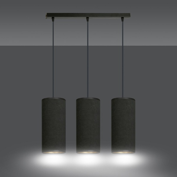 Lampa wisząca BENTE 3 BL BLACK