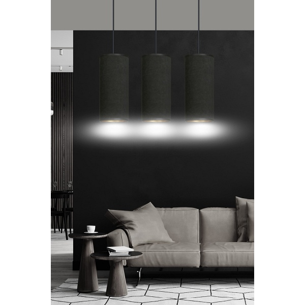 Lampa wisząca BENTE 3 BL BLACK
