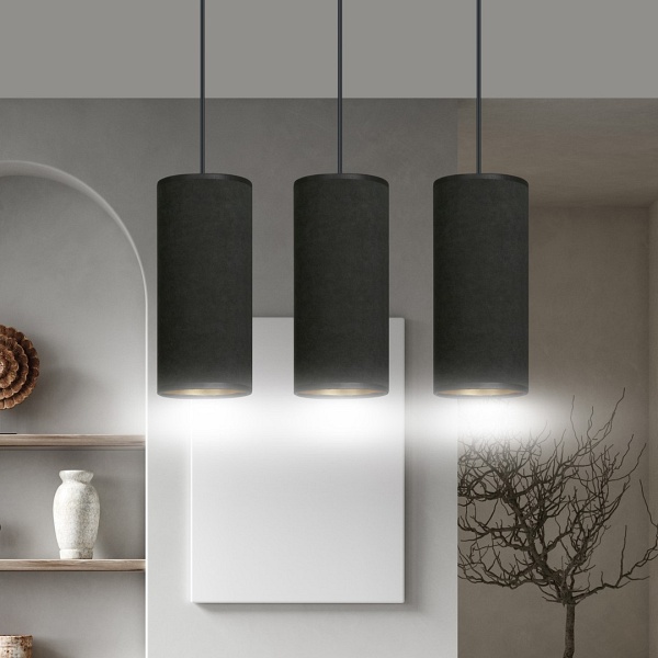 Lampa wisząca BENTE 3 BL BLACK