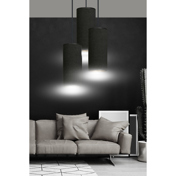 Lampa wisząca BENTE 3 BL PREMIUM BLACK