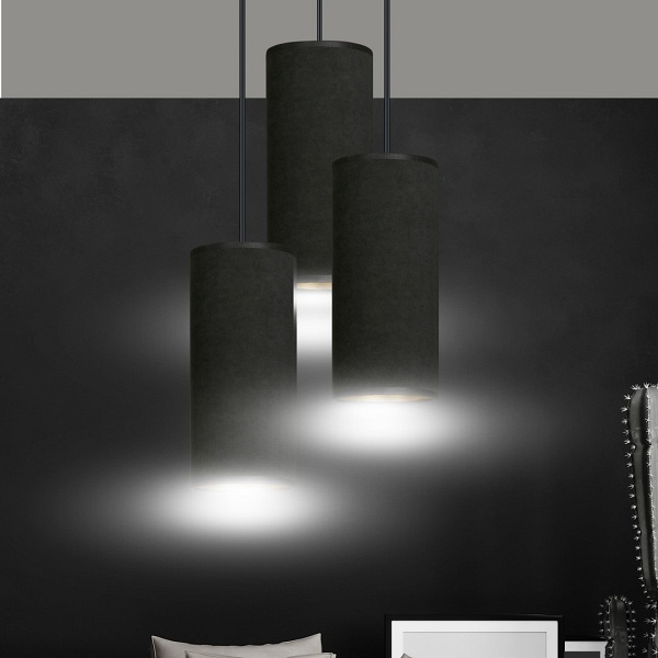 Lampa wisząca BENTE 3 BL PREMIUM BLACK