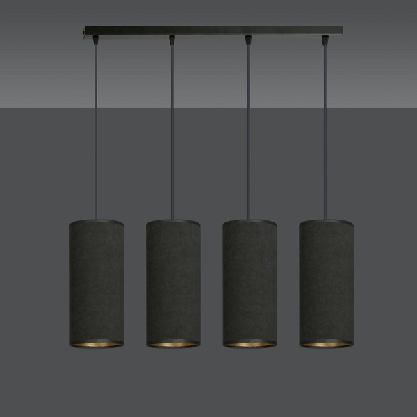 Lampa wisząca BENTE 4 BL BLACK