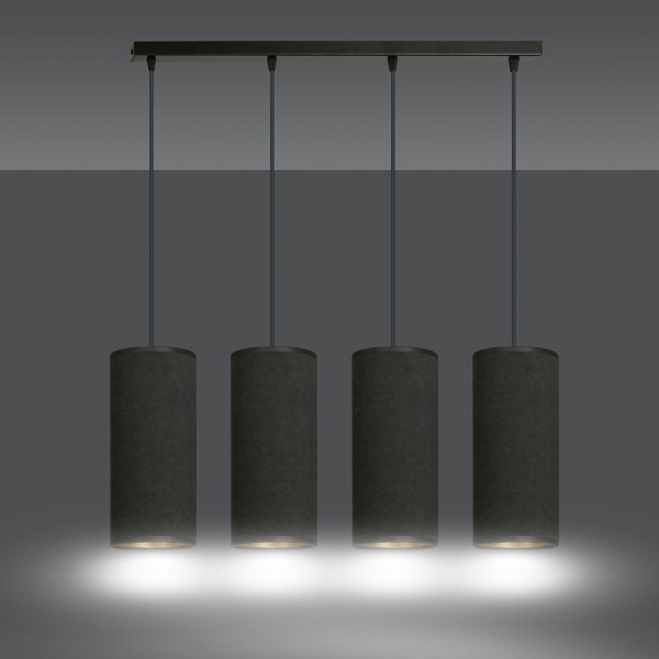 Lampa wisząca BENTE 4 BL BLACK