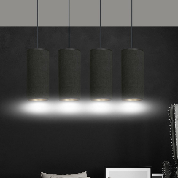 Lampa wisząca BENTE 4 BL BLACK
