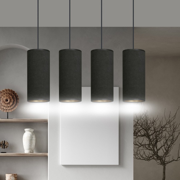 Lampa wisząca BENTE 4 BL BLACK