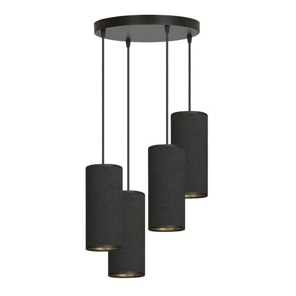 Lampa wisząca BENTE 4 BL PREMIUM BLACK