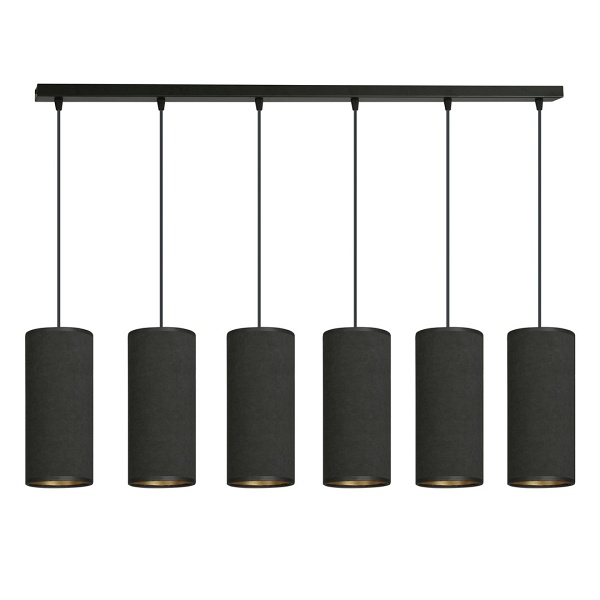 Lampa wisząca BENTE 6 BL BLACK
