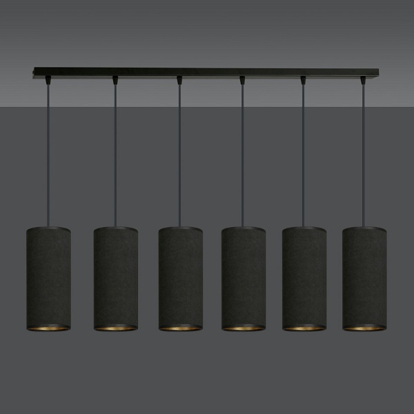 Lampa wisząca BENTE 6 BL BLACK