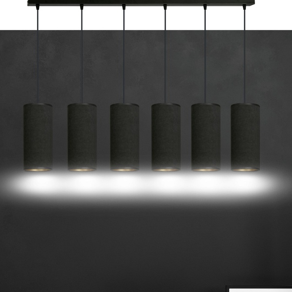 Lampa wisząca BENTE 6 BL BLACK
