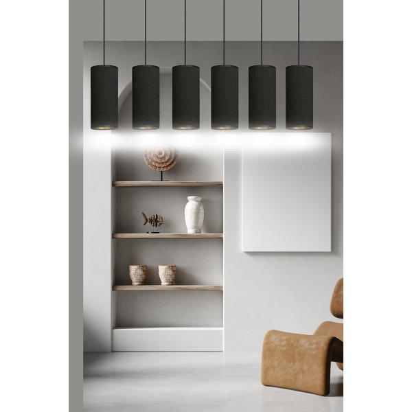 Lampa wisząca BENTE 6 BL BLACK