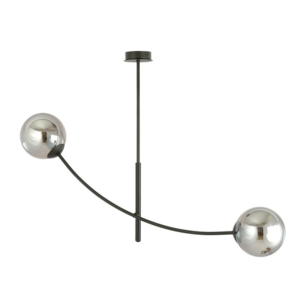 Lampa sufitowa HUNTER 2 BLACK/GRAFIT - Emibig