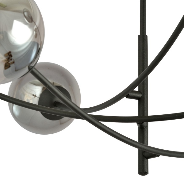 Lampa sufitowa HUNTER 4 BLACK/GRAFIT - Emibig