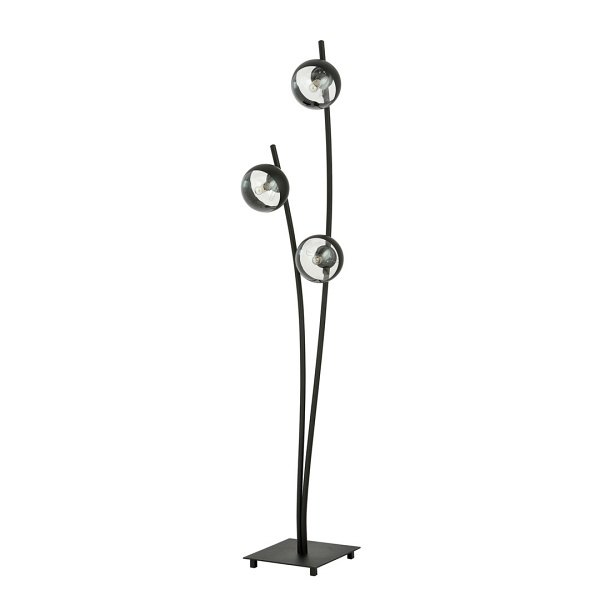 Lampa podłogowa HUNTER LP3 BLACK/STRIPE - Emibig