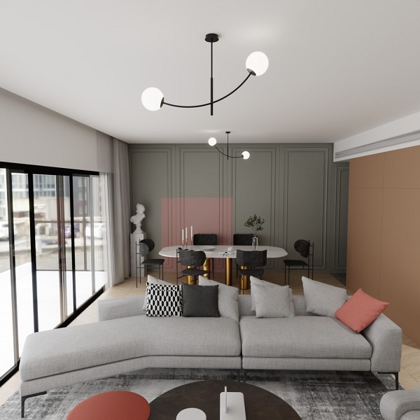 Lampa sufitowa HUNTER 2 BLACK/OPAL