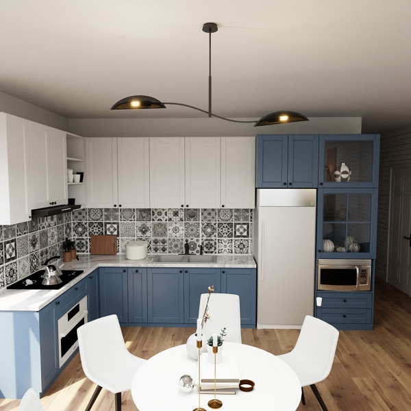 Lampa sufitowa LOTUS 2 BLACK/GOLD