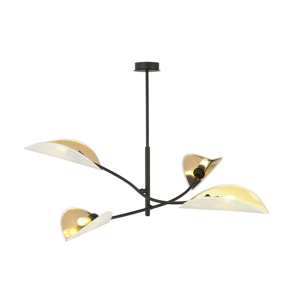Lampa sufitowa LOTUS 4 WHITE/GOLD