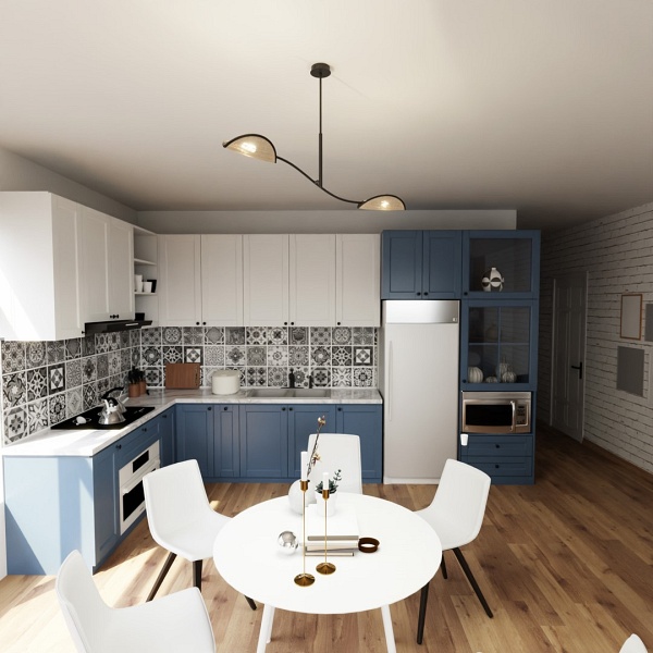 Lampa sufitowa LOTUS 2 BLACK/RATTAN