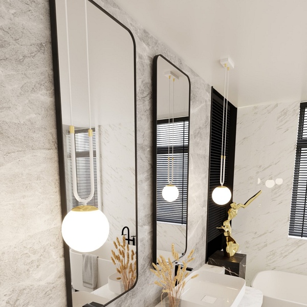 Lampa wisząca GLAM 1 WHITE/OPAL