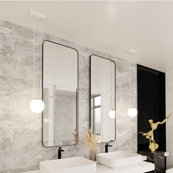 Lampa wisząca GLAM 1 WHITE/OPAL