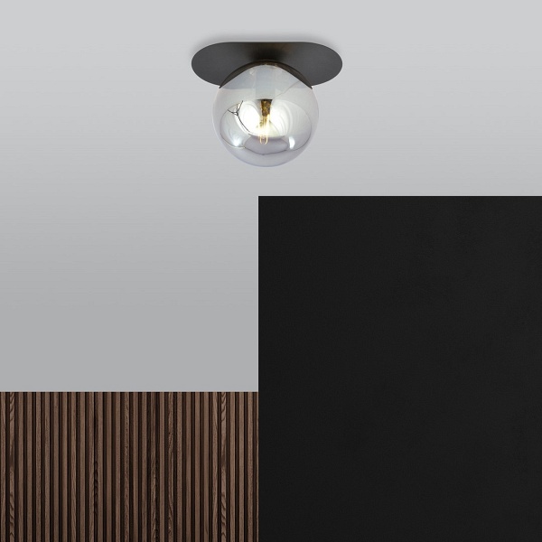 Lampa sufitowa PLAZA 1 BLACK/GRAFIT