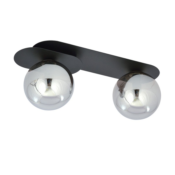 Lampa sufitowa PLAZA 2 BLACK/GRAFIT