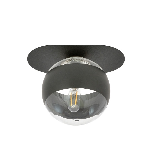 Lampa sufitowa PLAZA 1 BLACK/STRIPE - Emibig