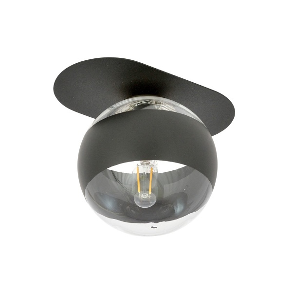 Lampa sufitowa PLAZA 1 BLACK/STRIPE
