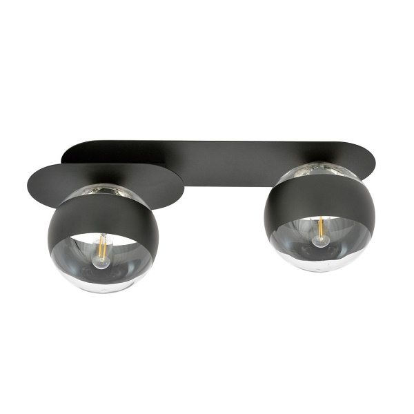 Lampa sufitowa PLAZA 2 BLACK/STRIPE - Emibig