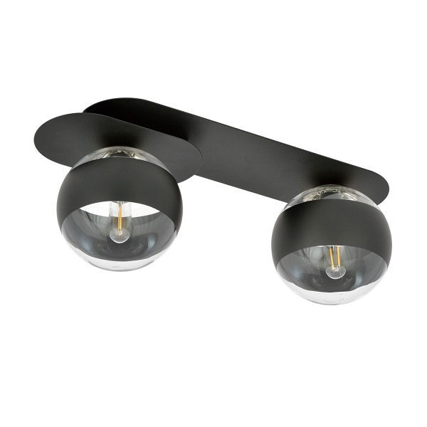 Lampa sufitowa PLAZA 2 BLACK/STRIPE