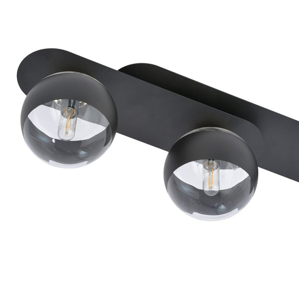 Lampa sufitowa PLAZA 3 BLACK/STRIPE
