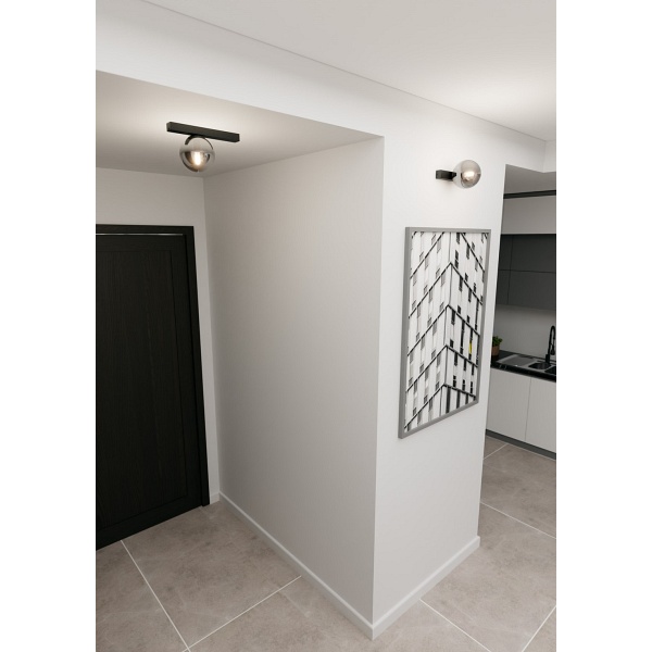 Lampa sufitowa FIT 1 BLACK/GRAFIT