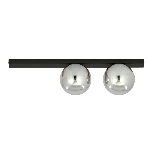 Lampa sufitowa FIT 2 BLACK/GRAFIT - Emibig