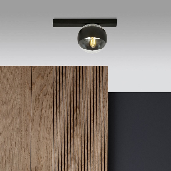Lampa sufitowa FIT 1 BLACK/STRIPE
