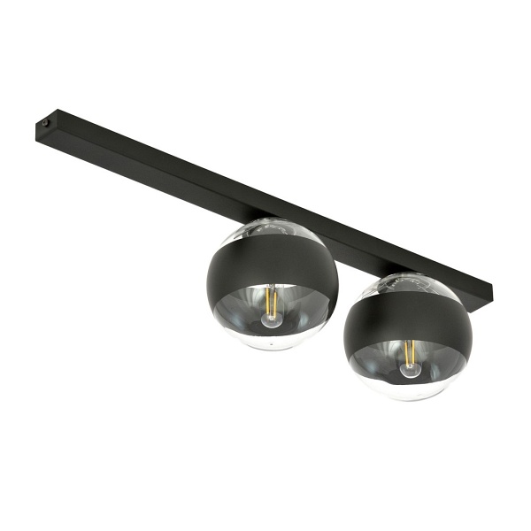 Lampa sufitowa FIT 2 BLACK/STRIPE