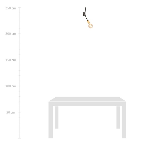 Kinkiet BOLT K1 BLACK GOLD