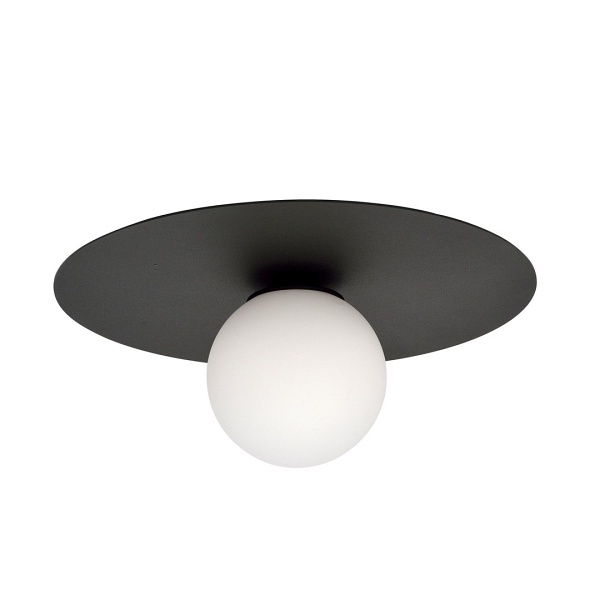 Lampa sufitowa SOLAR 1 BLACK/OPAL - Emibig