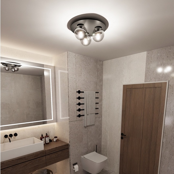 Lampa sufitowa SOLAR 3 BLACK/GRAFIT