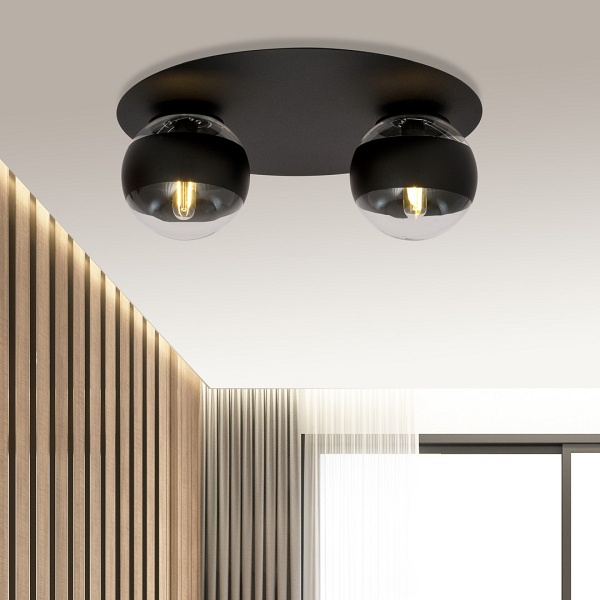 Lampa sufitowa SOLAR 2 BLACK/STRIPE