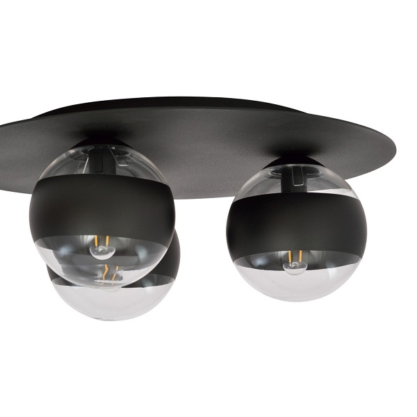 Lampa sufitowa SOLAR 3 BLACK/STRIPE