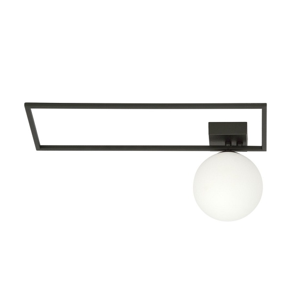 Lampa sufitowa IMAGO 1A BLACK/OPAL