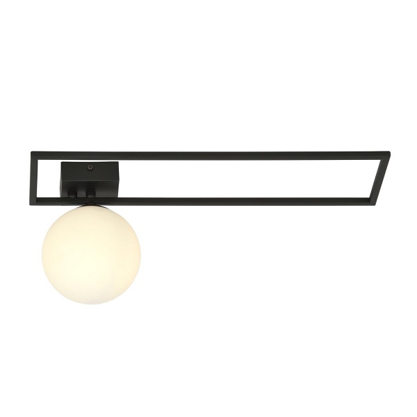 Lampa sufitowa IMAGO 1B BLACK/OPAL