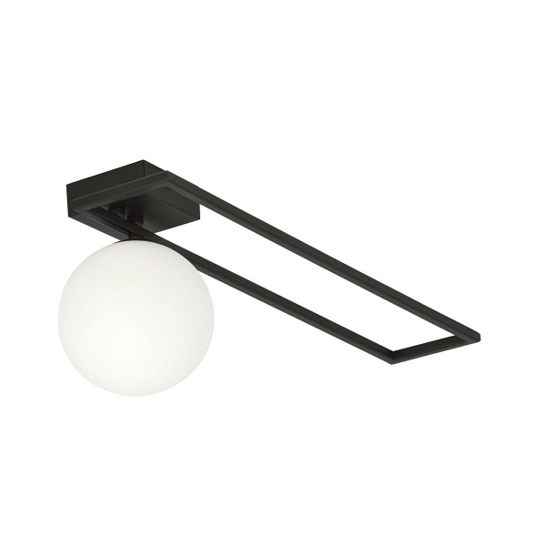 Lampa sufitowa IMAGO 1C BLACK/OPAL